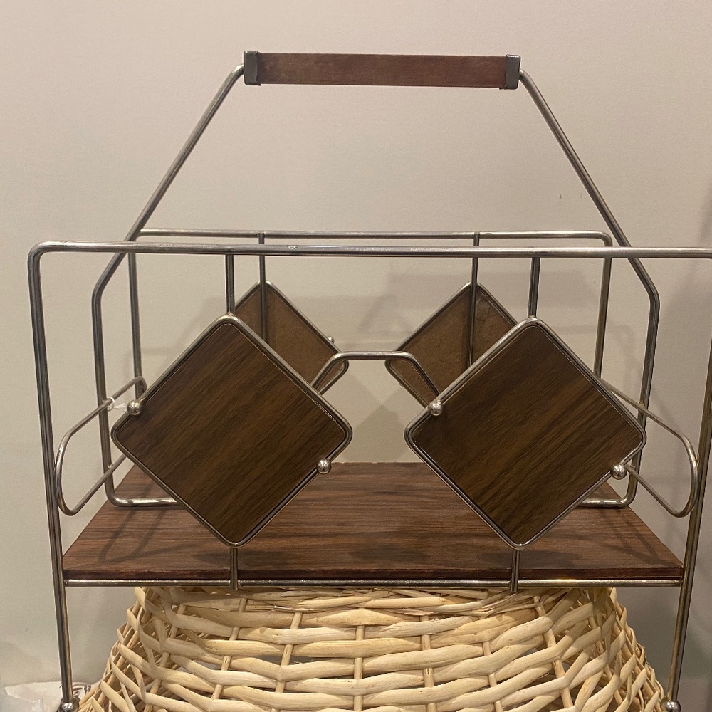 Vintage Magazine Rack